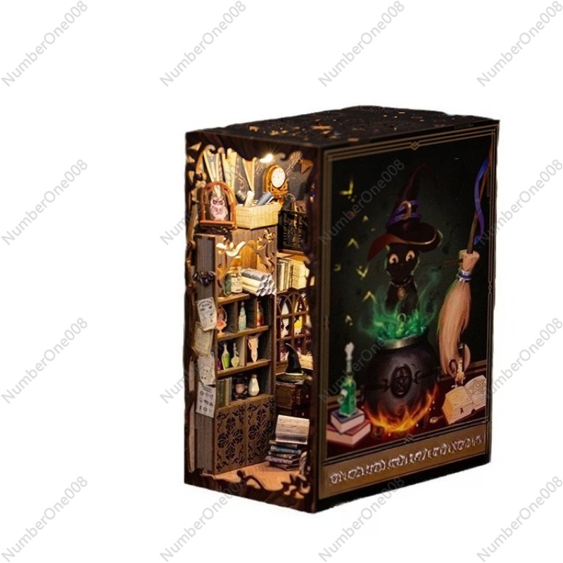 Model Kit Wood - نموذج مكتبة خشبية يمكنك صنعه بنفسك،