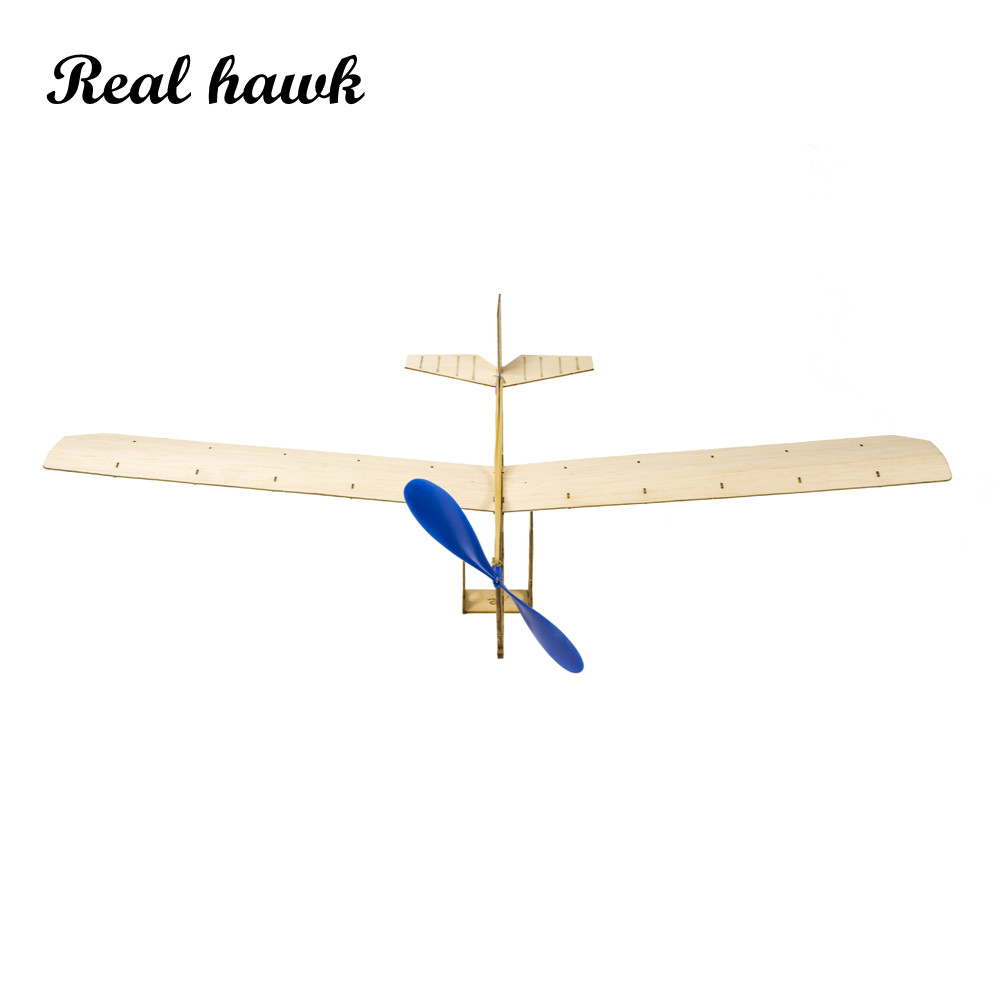 Model Kit Plane - مجموعة طائرة تعمل بشريط مطاطي STEM،