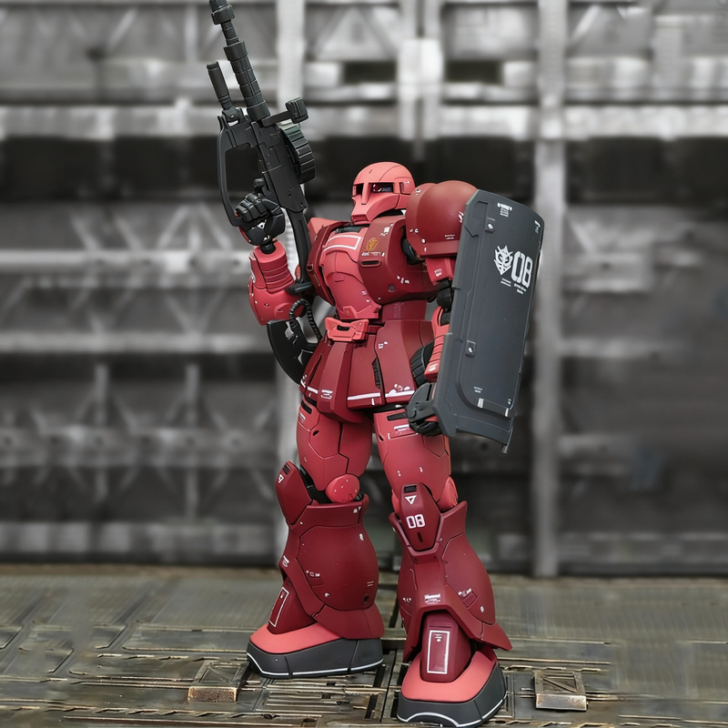 Model Kit Zaku - GTO 015 Char's مخصص النوع القديم