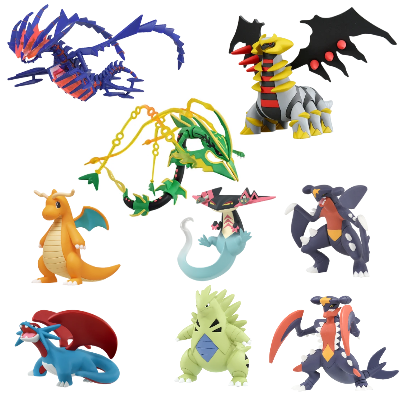 Model Kit Rayquaza - تماثيل بوكيمون أصلية من تاكارا تومي