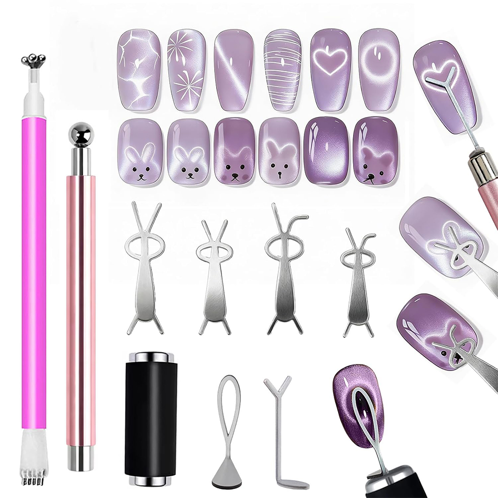 Sanding Stick Set - مجموعة من 10 قطع مغناطيسية لتأثير