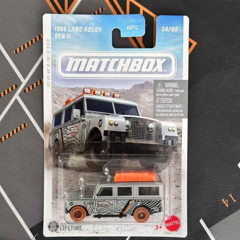 Model Kit Land Rover - مجموعة سيارات MATCHBOX المصبوبة بمقياس 1:64،