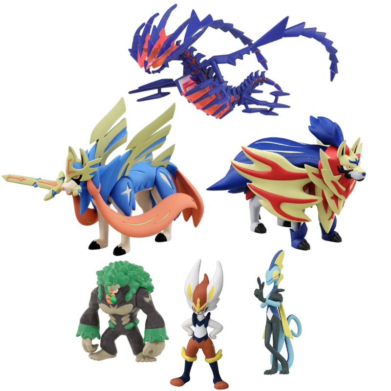 Model Kit Rayquaza - TOMY-شخصيات بوكيمون أصلية للأطفال ، ألعاب