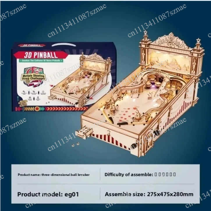 Model Kit Levels - مجموعة نموذج تجميع البينبول الميكانيكي ثلاثي