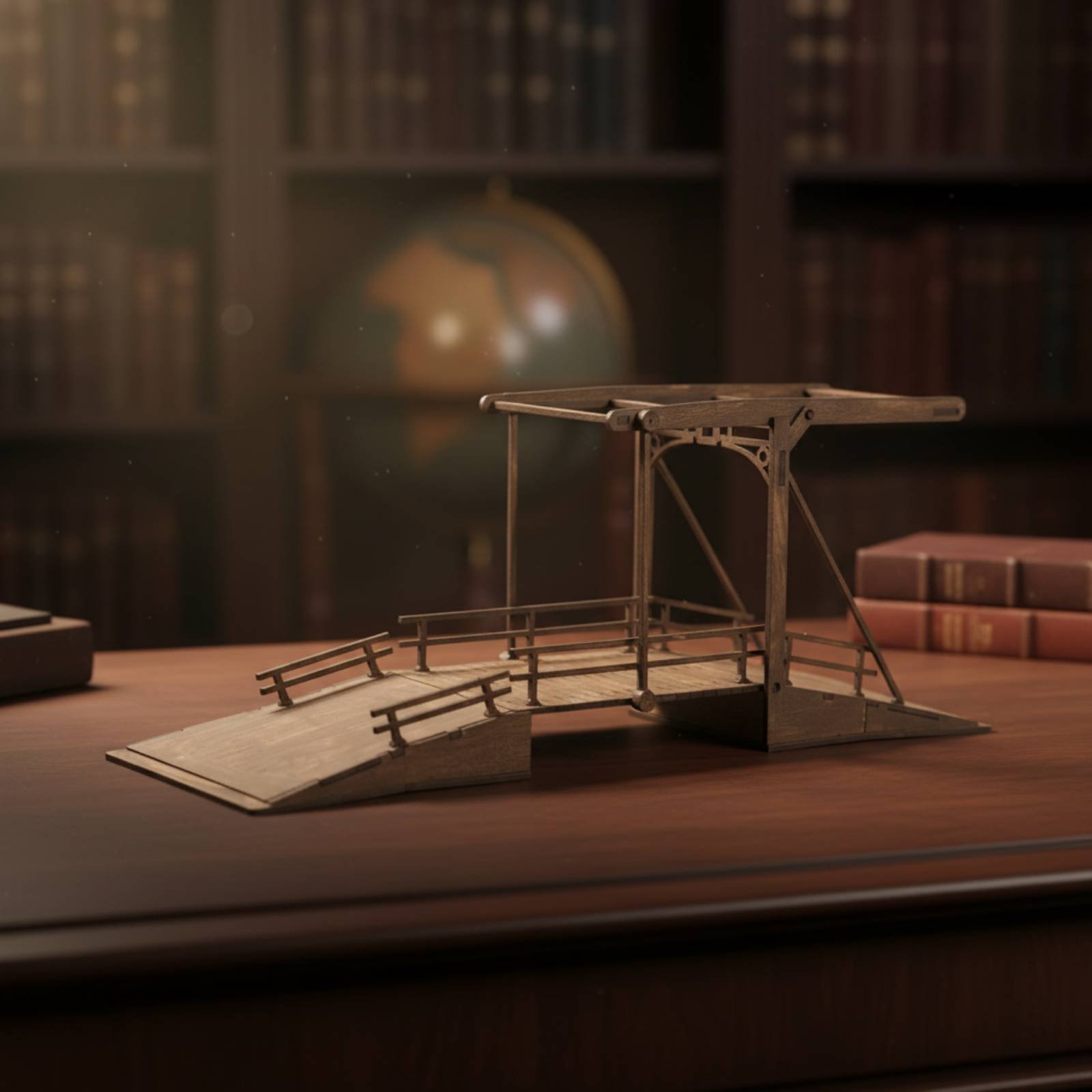نموذج جسر خشبي يدوي الصنع لعرض - مراجعة Model Kit Wood وسعره