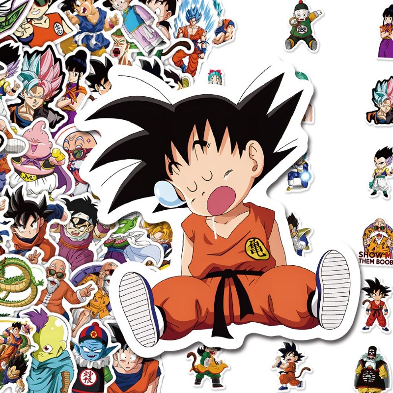 60 قطعة من ملصقات أنمي دراغون  - مراجعة Model Kit Dragon Ball وسعره