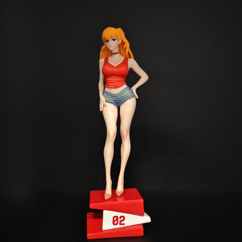 تمثال شخصية أسوكا لانغلي من أن - مراجعة Model Kit Eva 00 وسعره