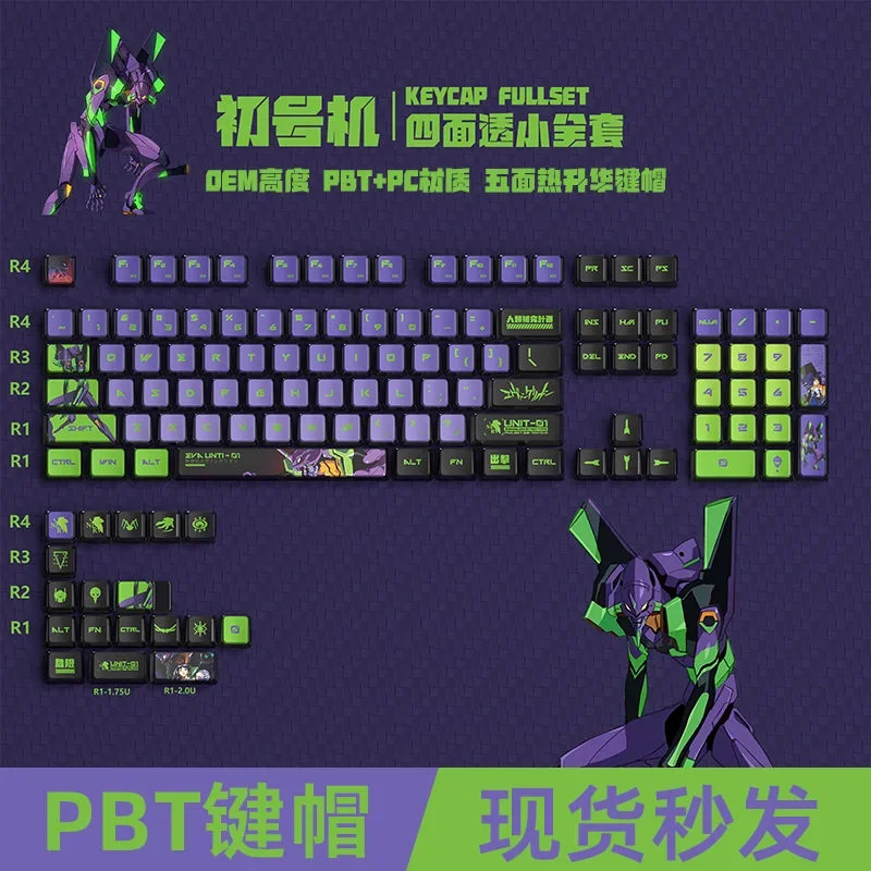 EVANGELION Eva Keycaps XDA EVA - مراجعة Model Kit Eva 00 وسعره