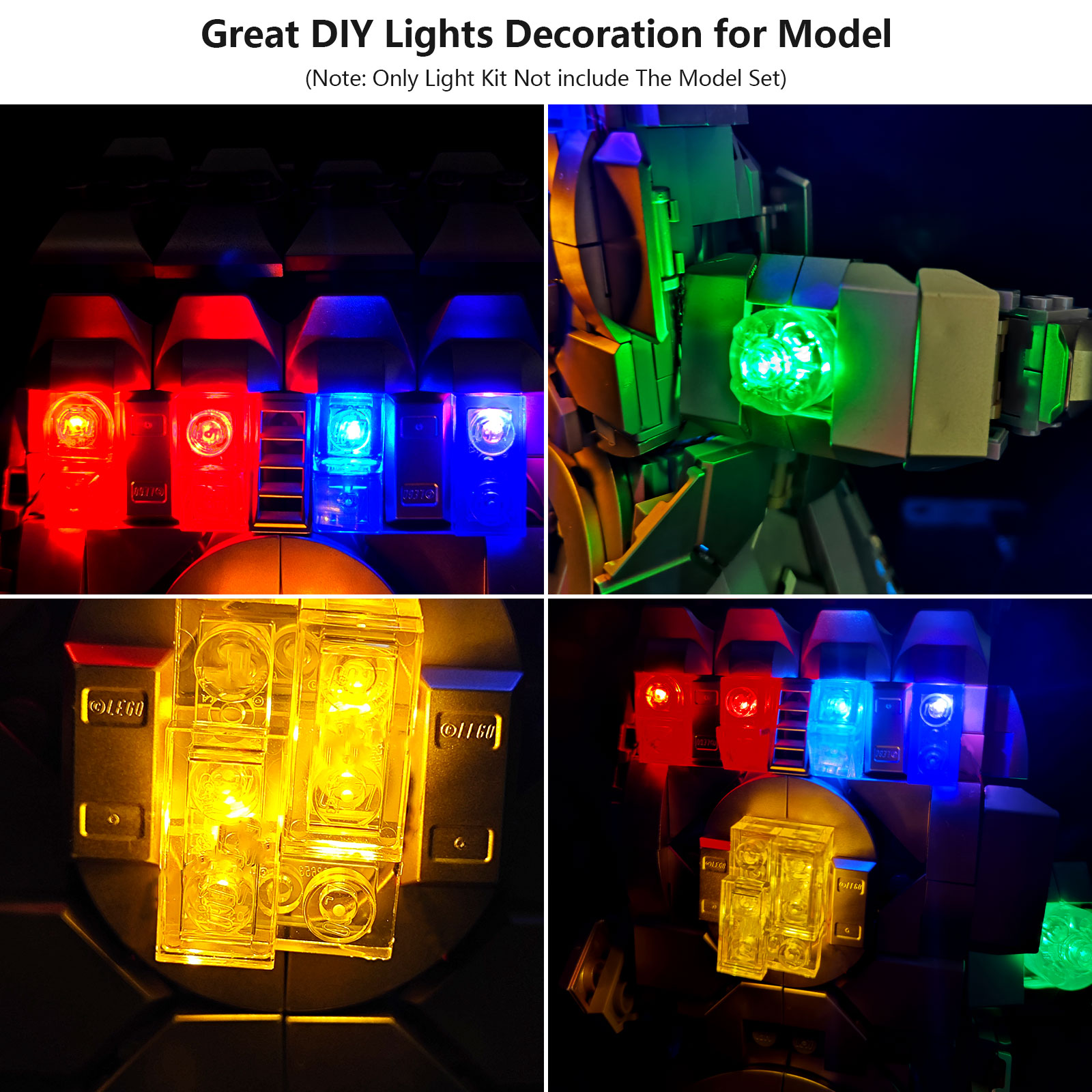 طقم إضاءة LED من LYBMTWF متواف - مراجعة Model Kit Walmart وسعره