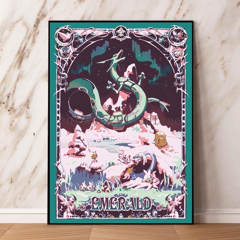 بوكيمون ملصق كارتون كلاسيكي لل - مراجعة Model Kit Rayquaza وسعره