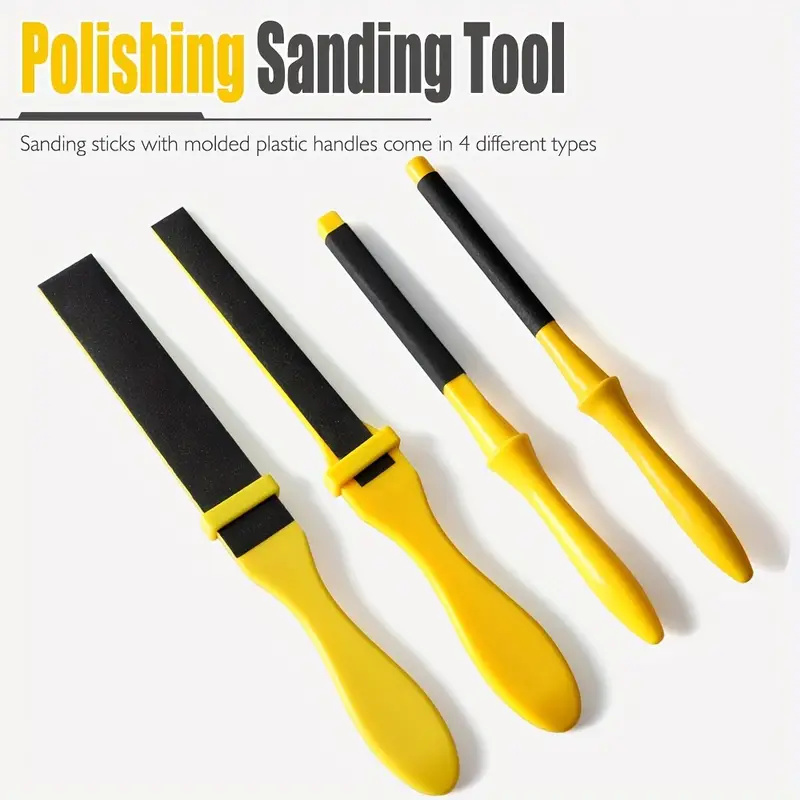 4 قطعة مجموعة عصي الصنفرة ث/مق - مراجعة Sanding Stick Set وسعره