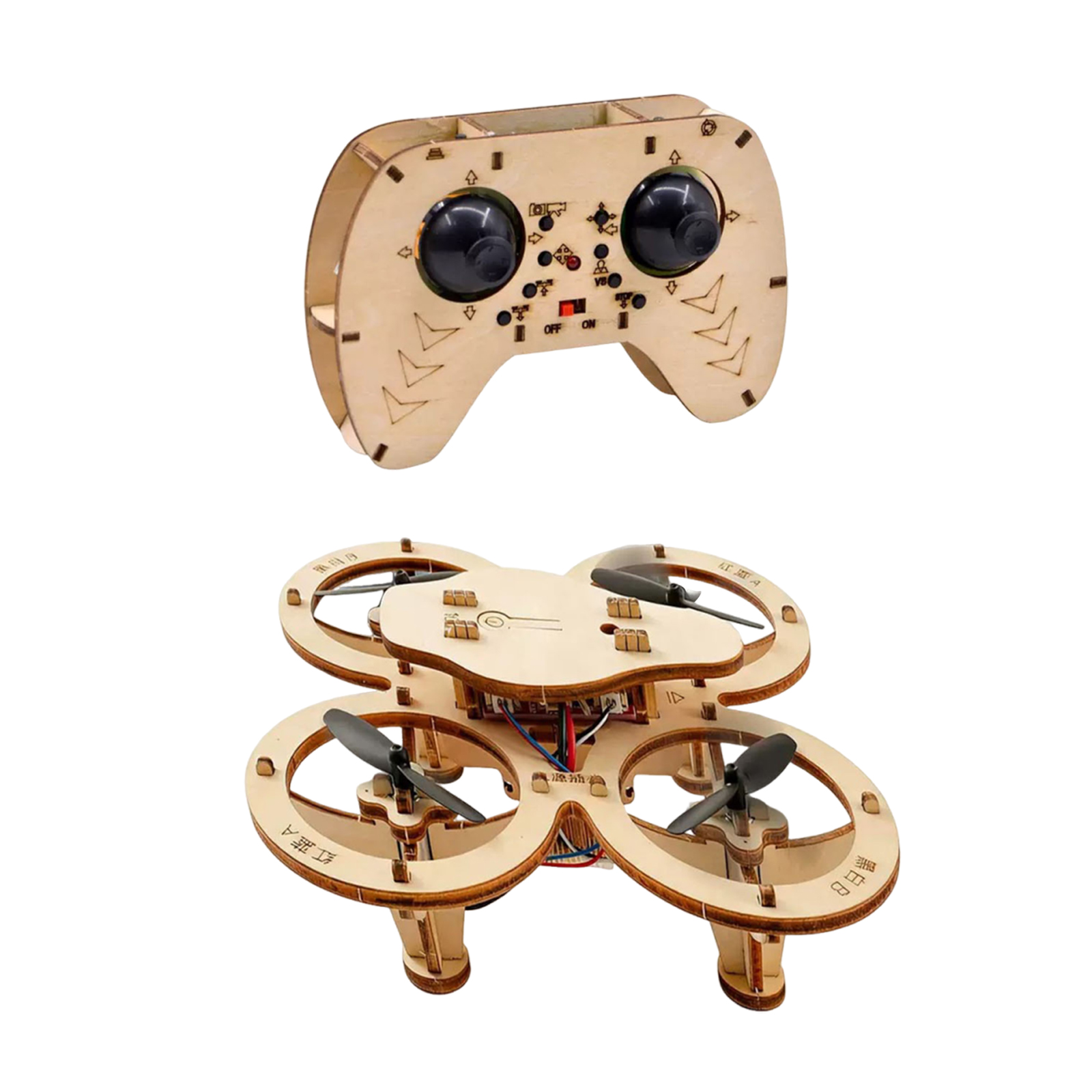 طقم نموذج طائرة بدون طيار من ا - مراجعة Model Kit Wood وسعره