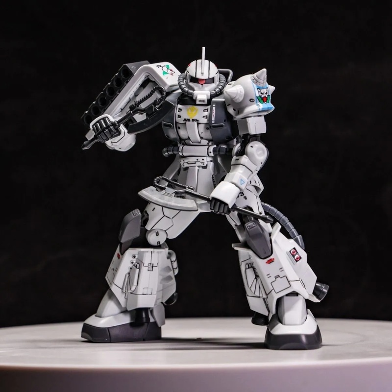 GTO ZAKU II الأبيض الذئب شين م - مراجعة Model Kit Zaku وسعره