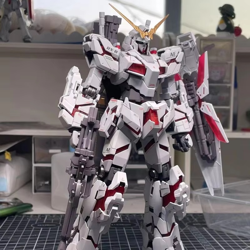 متوفر في المخزون Hg 1/144 Rx-0 - مراجعة Gundam Model Mg وسعره