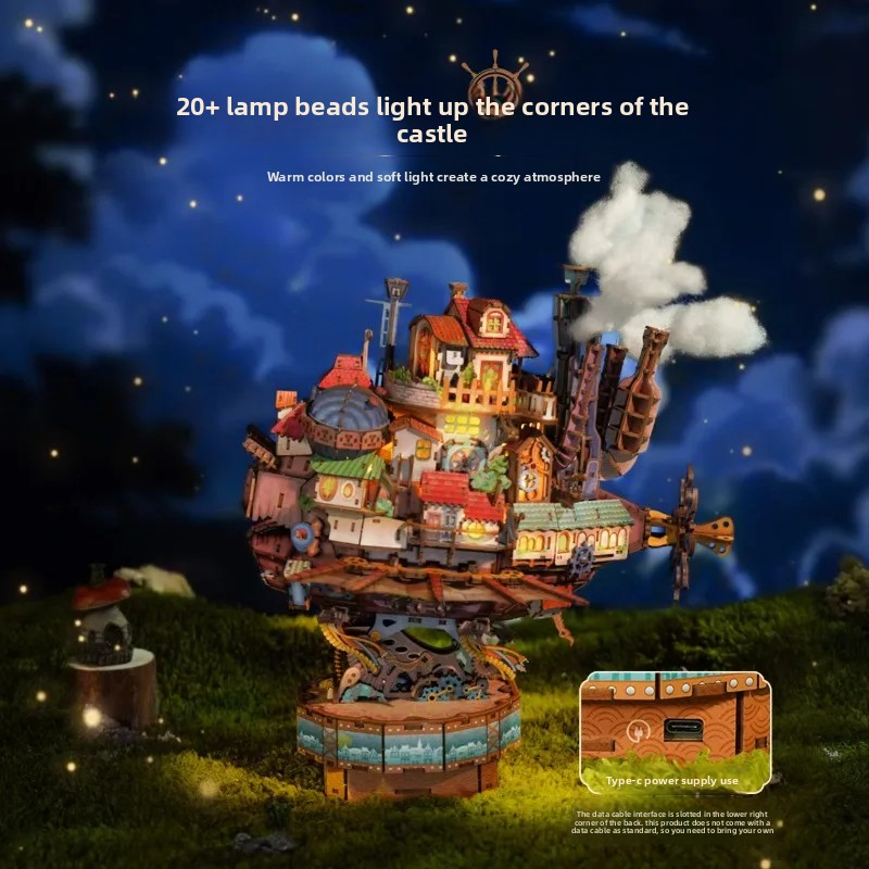 تونيتشير قلعة هاول المتحركة، ل - مراجعة Model Kit Wood وسعره