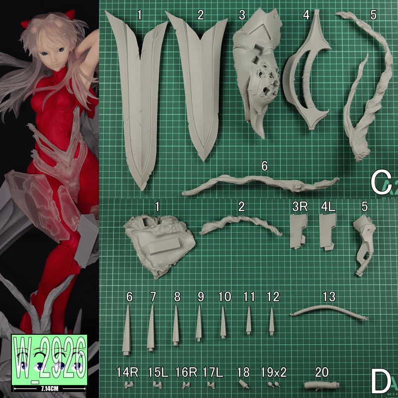 1/4 أسوكا لانجلي إيفانجيليون ط - مراجعة Model Kit Evangelion Bandai وسعره