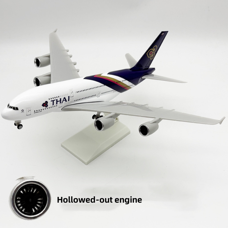 نموذج طائرة A380 التايلاندية ب - مراجعة Model Kit Plane وسعره