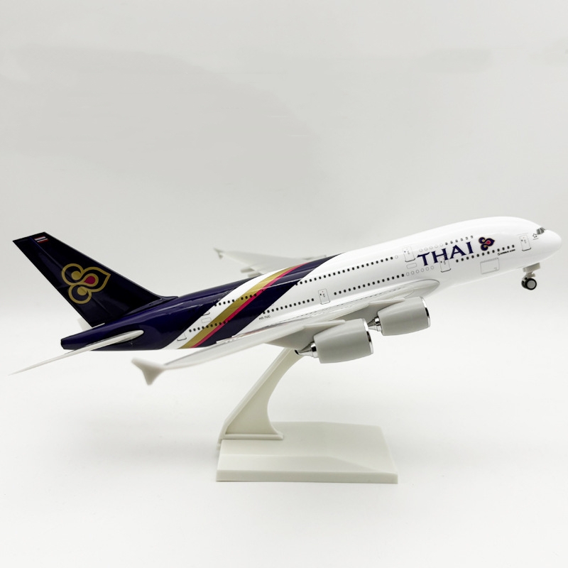 نموذج طائرة A380 التايلاندية ب - مراجعة Model Kit Plane وسعره