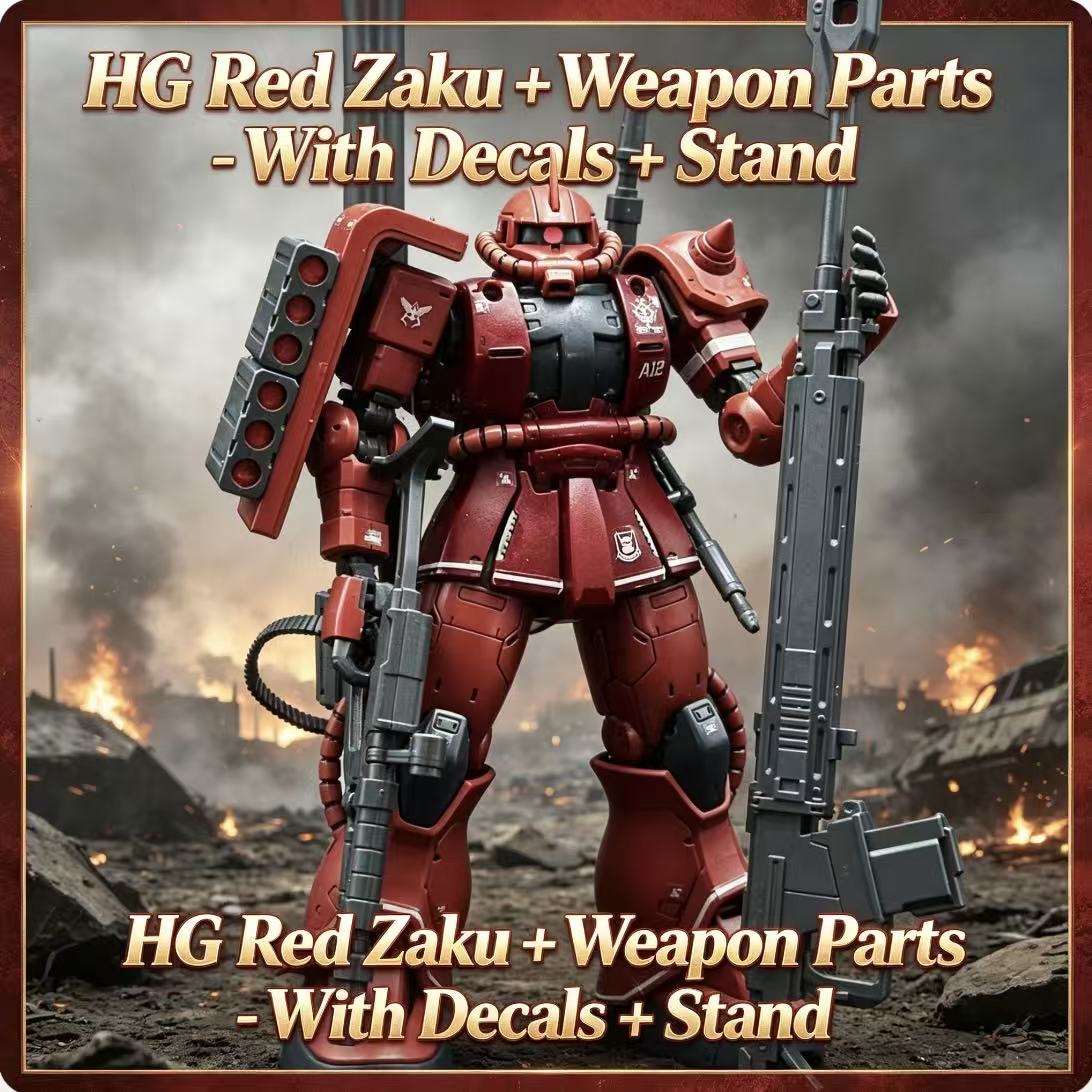 024HG نموذج تجميع ميكانيكي مخص - مراجعة Model Kit Zaku وسعره