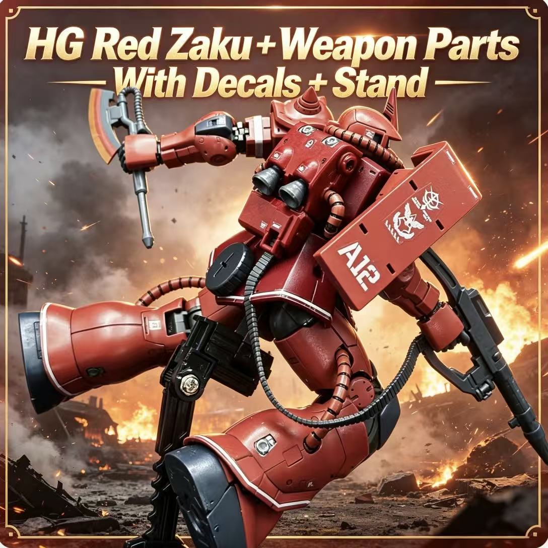 024HG نموذج تجميع ميكانيكي مخص - مراجعة Model Kit Zaku وسعره