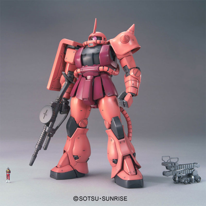 بانداي MG 1/100 MS 06S تشار زا - مراجعة Model Kit Zaku وسعره