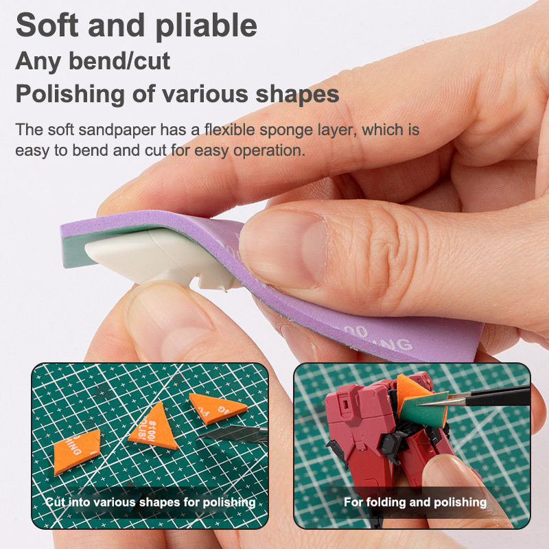 9 قطع/مجموعة 400~1200 عصا صقل  - مراجعة Sanding Stick Set وسعره