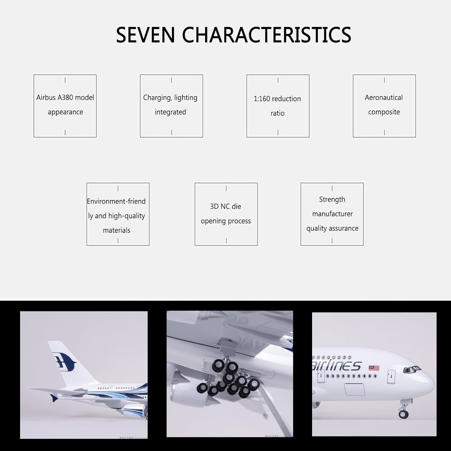 مقياس 1:160 الخطوط الجوية الما - مراجعة Model Kit Plane وسعره