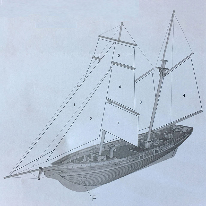 نموذج قارب شراعي خشبي جديد بمق - مراجعة Model Kit Wood وسعره